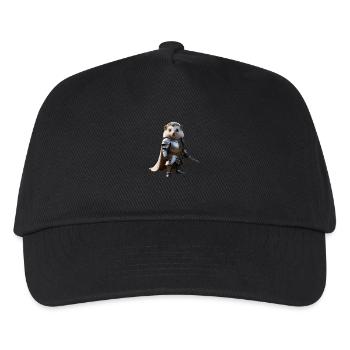 Igel-Ritter-Schwert 2 - Kinder Basecap - Schwarz - Vorne