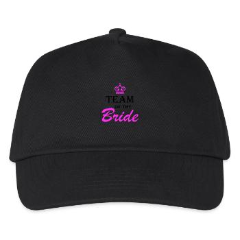 L’équipe de la mariée La mariée Design - Casquette de baseball Enfant - noir - Devant