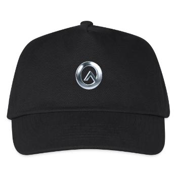 Metallic chrome A Look, Simple Elegance - Kids’ Baseball Cap - black - Front