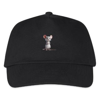 Mouse 4 - Kids’ Baseball Cap - black - Front