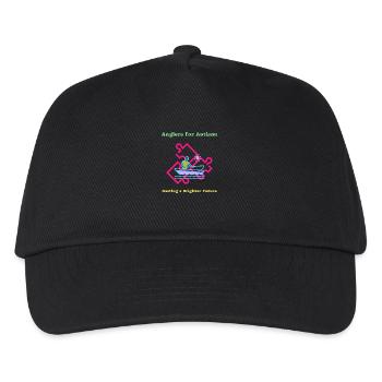 Anglers For Autism Casting a Brighter Future - Kids’ Baseball Cap - black - Front