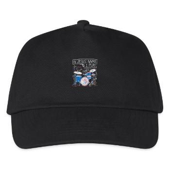 Rhythm for faith - Kids’ Baseball Cap - black - Front