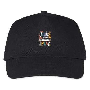 Praise through piano music - Kids’ Baseball Cap - black - Front