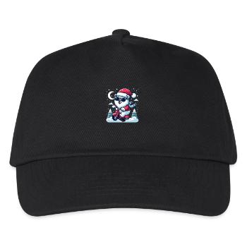 Ours Polaire fun de noël - Casquette de baseball Enfant - noir - Devant