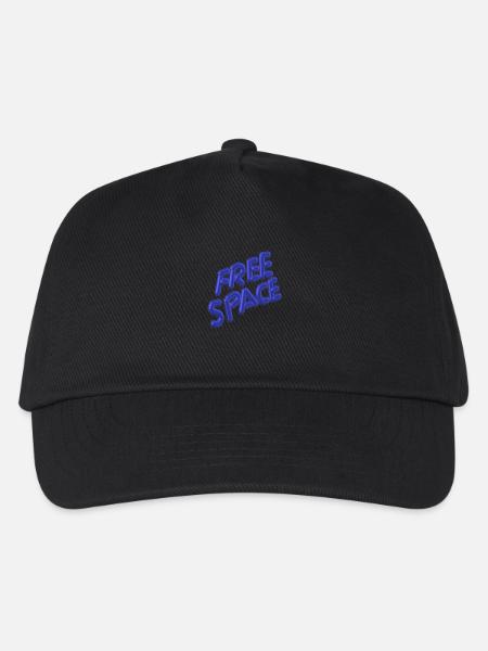 Free Space Blue - Kids’ Baseball Cap - black