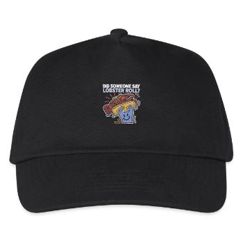 For all seafood lovers - Kids’ Baseball Cap - black - Front