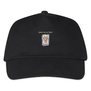 I Can't I Have Tarot Humor Gift Cart Player - Kinder Basecap - Schwarz - Vorne