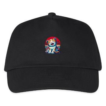 Adorable Happy Kitten - Kids’ Baseball Cap - black - Front