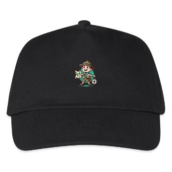pfadfinder - Kinder Basecap - Schwarz - Vorne