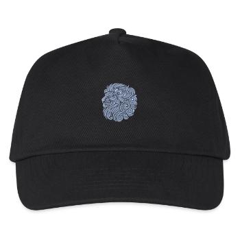 löwe tribal - Kinder Basecap - Schwarz - Vorne