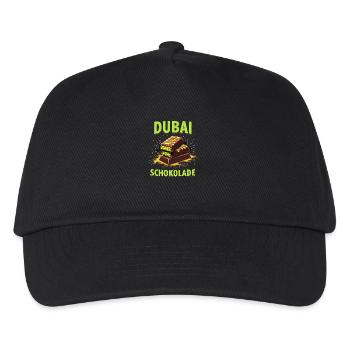 Dubai Chocolate - Chocolate Meme - Kids’ Baseball Cap - black - Front