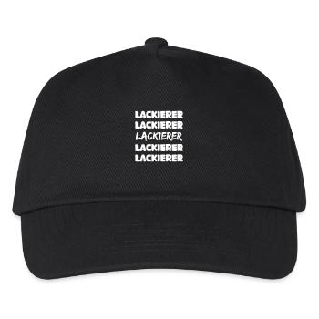 Job Lackierer - Kinder Basecap - Schwarz - Vorne