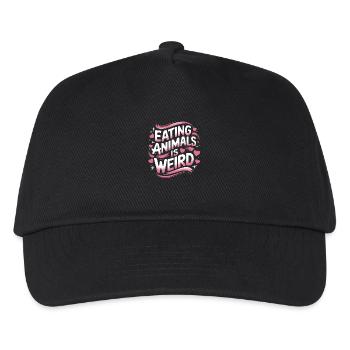 Vegetarian Vegan Veggie Vegetarian - Kids’ Baseball Cap - black - Front