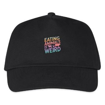 Vegetarian Vegan Veggie Vegetarian - Kids’ Baseball Cap - black - Front