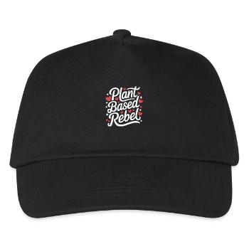 Vegetarian Vegan Veggie Vegetarian - Kids’ Baseball Cap - black - Front