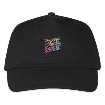 Vegetarian Vegan Veggie Vegetarian - Kids’ Baseball Cap - black - Front