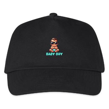 baby boy - Kids’ Baseball Cap - black - Front