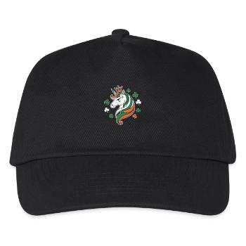 Licorne de la Saint-Patrick - Casquette de baseball Enfant - noir - Devant