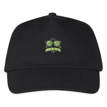 Lunettes de soleil drôles et costume de discours infiltré - Casquette de baseball Enfant - noir - Devant