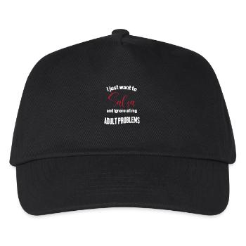 Salsa Dancer Dancer - Kids’ Baseball Cap - black - Front