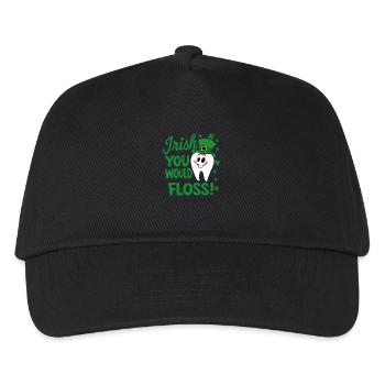 Dental Hygiene Cute Teeth Irish You Would Floss - Kids’ Baseball Cap - black - Front