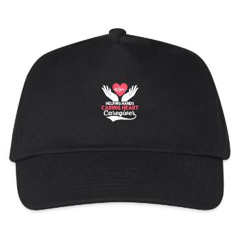 Mains serviables Cœur bienveillant Aidant Aidant - Casquette de baseball Enfant - noir - Devant