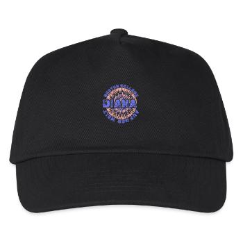 Prénom Diana - Casquette de baseball Enfant - noir - Devant