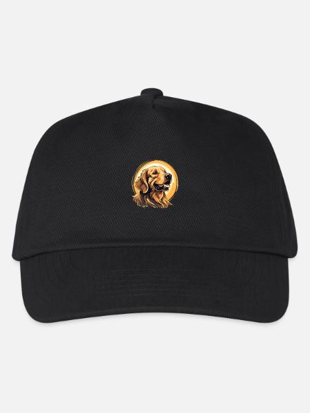 Golden Retriever Fan - Kinder Basecap - Schwarz