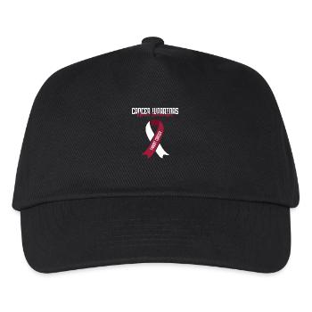 Throat cancer - Kids’ Baseball Cap - black - Front