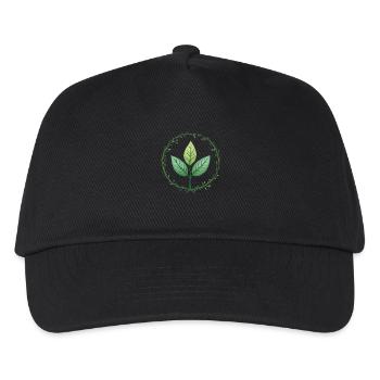 Natur - Kinder Basecap - Schwarz - Vorne