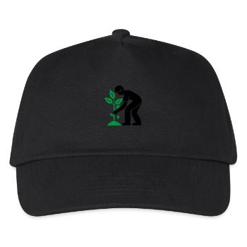 Tree Plants Garden Environment - Kids’ Baseball Cap - black - Front