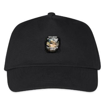 Faule Katze - Kinder Basecap - Schwarz - Vorne