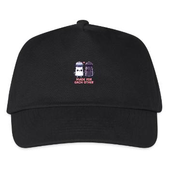 Sel et poivre - Casquette de baseball Enfant - noir - Devant