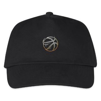 Abstract Basketball - Kids’ Baseball Cap - black - Front