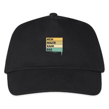 Beruf Maler - Kinder Basecap - Schwarz - Vorne