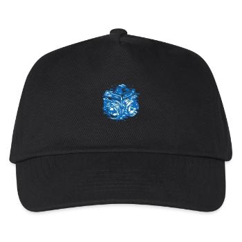 Binary Glitch Camera - Retro Digital Photography A - Kids’ Baseball Cap - black - Front