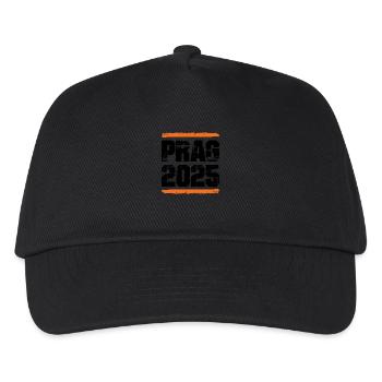 Prag 2025 Team - Kinder Basecap - Schwarz - Vorne