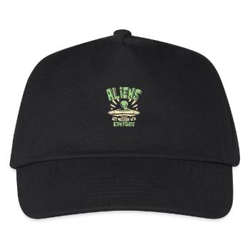 Aliens Are Obsessed With Action Figures - Kids’ Baseball Cap - black - Front