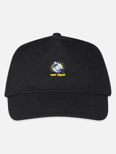 Super Pigeon - Casquette de baseball Enfant - noir