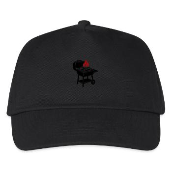 Grilling Steak Flame - Kids’ Baseball Cap - black - Front