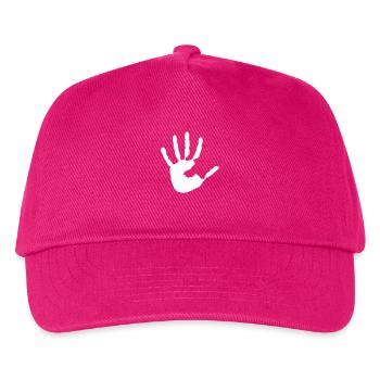 hand - Kinder Basecap - Fuchsia - Vorne