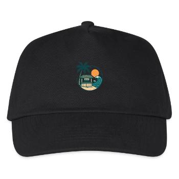 Bar de l’île de plage - Casquette de baseball Enfant - noir - Devant