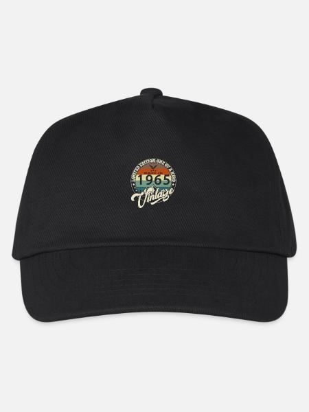 Vintage 1965 meilleur de 1965 - annif 60 ans - Basecap til børn - sort