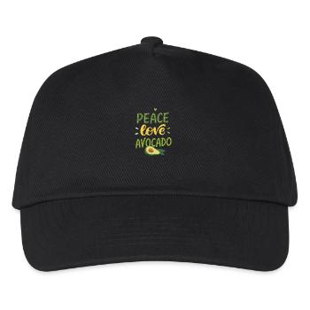 Peace Love Anwalt - Kinder Basecap - Schwarz - Vorne