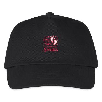 Life without feet possible but pointless - Kids’ Baseball Cap - black - Front