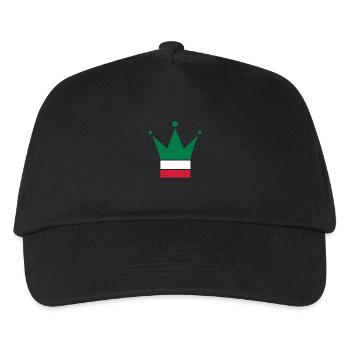 Italien - Kinder Basecap - Schwarz - Vorne