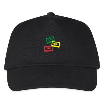 Roots, rock, reggae - Casquette de baseball Enfant - noir - Devant