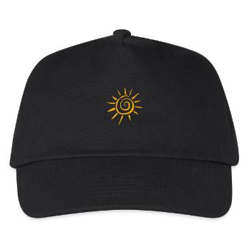 sonne - Kinder Basecap - Schwarz - Vorne