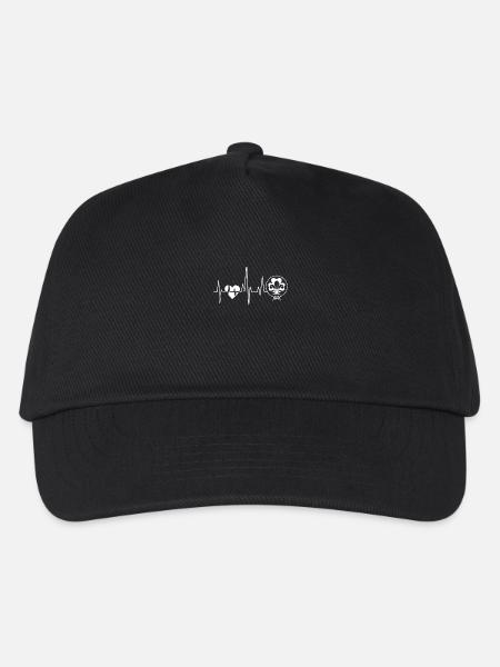 Scouting Scouting Heartbeat - Kids’ Baseball Cap - black