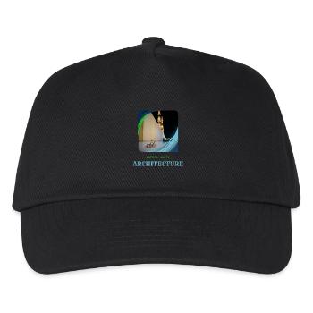 Nature Meets Architecture - Kids’ Baseball Cap - black - Front